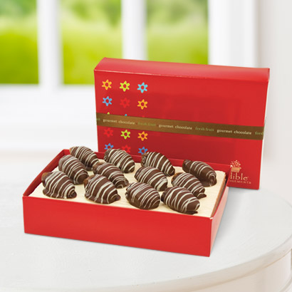 Chocolate Dates with Glaze