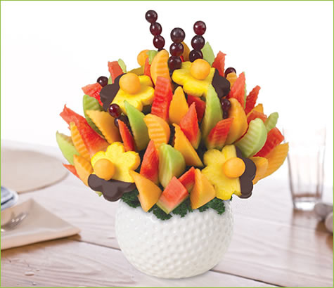 Golf Keepsake Melon Delight with Dipped Daisies | Edible Arrangements®