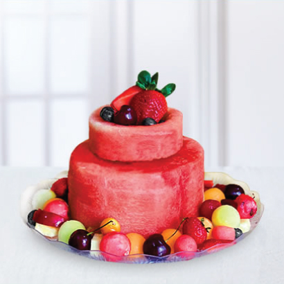 Simple Watermelon Cake