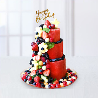 Premium Berry Birthday Cake