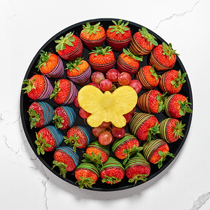 Rainbow Butterfly Platter