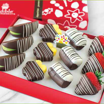 Simply Swizzled Dipped Mixed Fruit Box | Edible Arrangements®