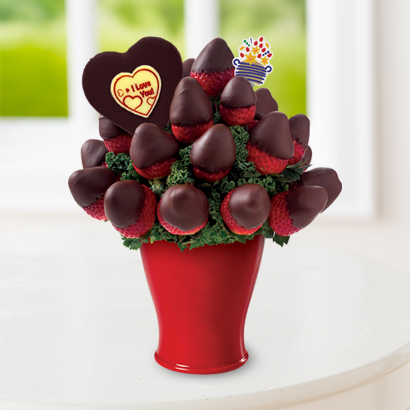 Sweetheart Bouquet - with Belgian Chocolate Pop