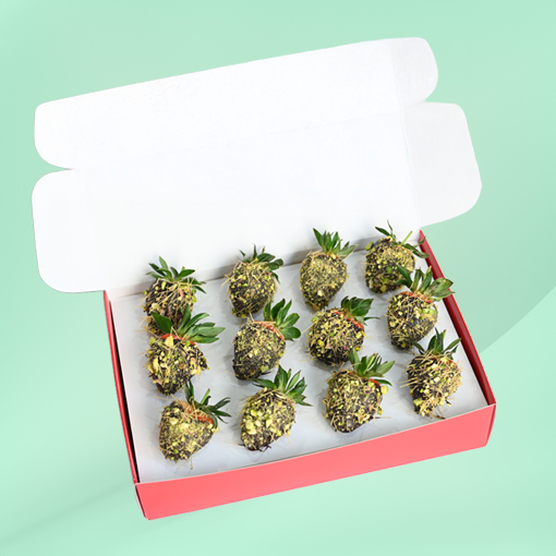Kunafa Cholocate Dipped Strawberries