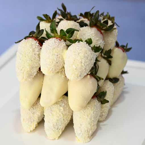 White Strawberry Cake