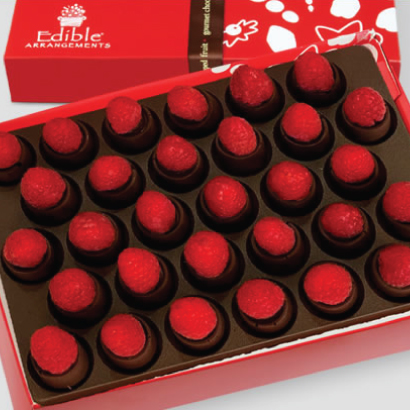 Classic Raspberry & Chocolate Box | Edible Arrangements®