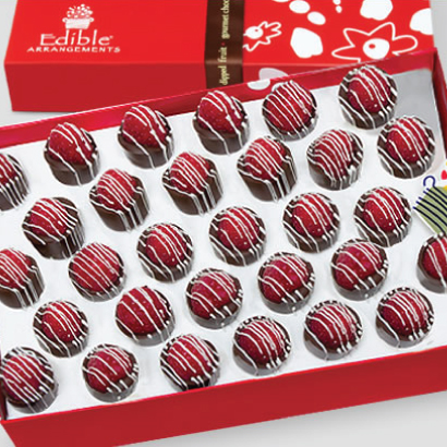 Swizzled Raspberry & Chocolate Box | Edible Arrangements®